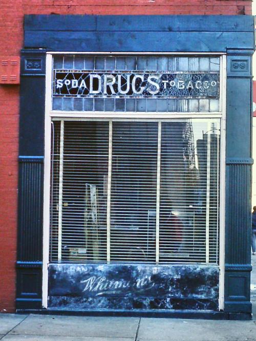 &ldquo;Soda - Drugs -Tobacco&rdquo; Shop on Broad Street, Richmond, Virginia, circa 1985.