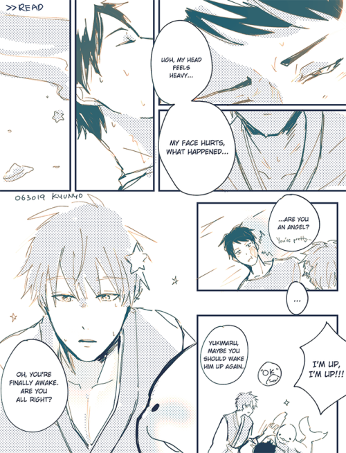 *long post; always need a nice comic to accompany an illust piece, mm. (yes, it’s called yukimaru; a