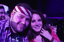 matthewfiendman:  Oh yeah, I met Lana Del Rey last night. She signed my album booklet and hugged me. That was nice.  