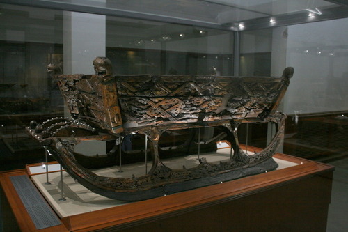 Sledge from the Oseberg Burial Mound, Viking era, Norway