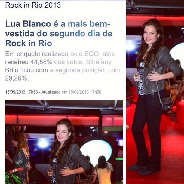 princessdocheiro:  @lua_blanco arrasou no look e foi eleita a mais bem vestida do