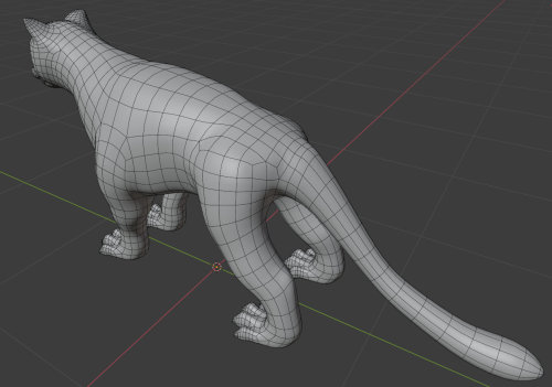 Work in progress model. Soon to be a feerce(!) and very fluffy warclaw. (Was also called a cleaning 