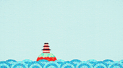 kazuunari:  The history of Enoshima Island  Long ago, a five-headed dragon lived