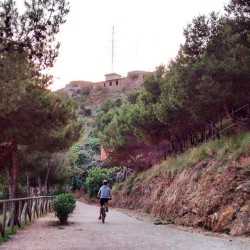 Visualitzant els bunkers del carmel desde un altre angle  (en Parc De Les Rieres D'horta)