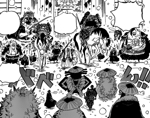 Please shut up now, Kanjuro san!“ One Piece 985 -...