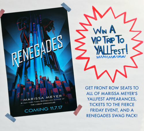 Want to be a VIP Renegade at YALLFest? Enter and you could win a trip to YALLFest in Charleston to m