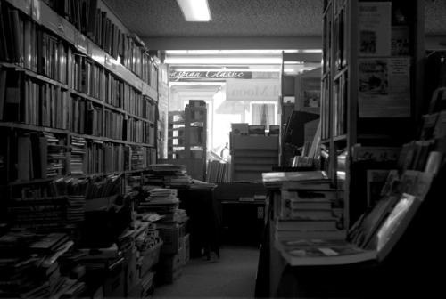An old bookshop - a view from the deskMichael Moon’s Bookshop Whitehaven Cumbria UK