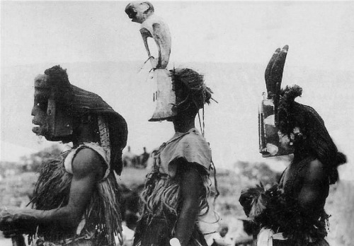 deathandmysticism: Africa, Dogon masks, 1934