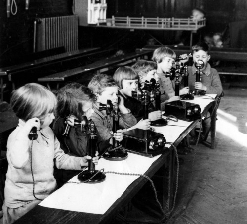 back-then:Telephone Lessons, 1934