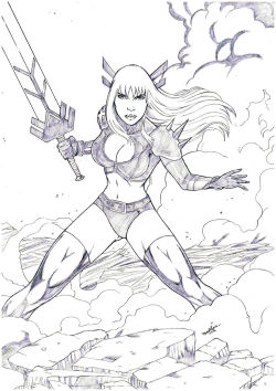 dailydamnation:  Illyana is readyArtist: Davi Alves    