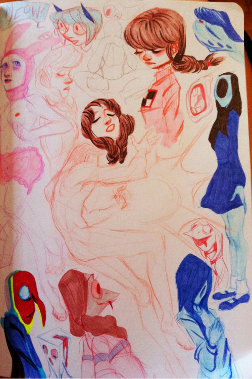 XXX brittasketches:  This sketchbook is almost photo