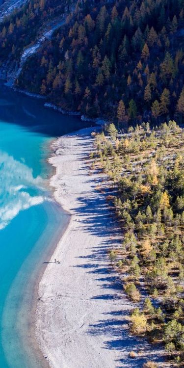 Oeschinensee, Kandersteg, Switzerland, lake, aerial view, nature, 1080x2160 wallpaper @wallpapersmug