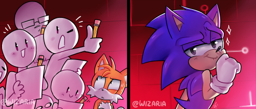 I did the sonic redraw challenge. Look at him, he’s so fab