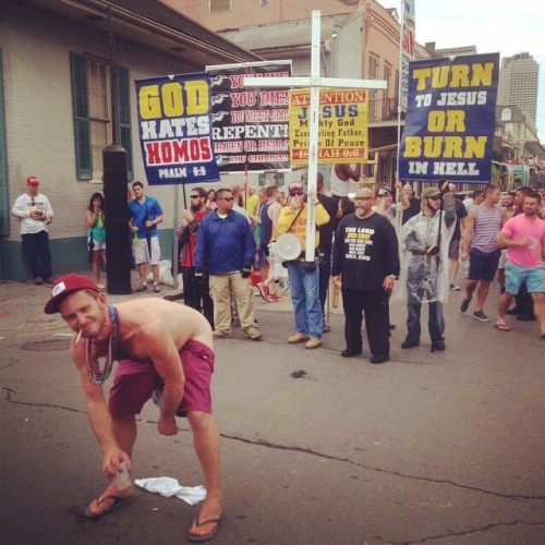 thunderandthrottle:  Suck it bigots!