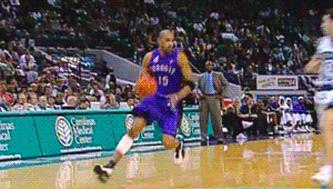 nbagifstory:  Vince Carter — Toronto Raptors