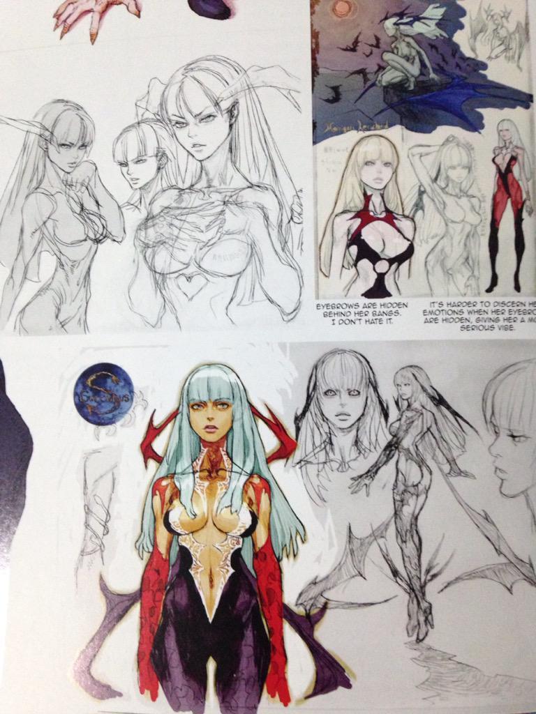 blankla:  Morrigan designs by Tatsuya Yoshikawa 