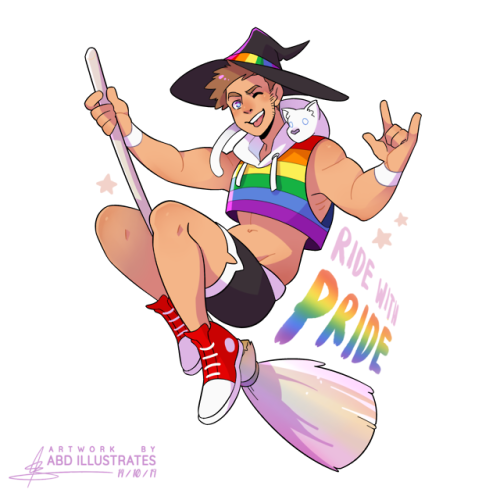 abd-illustrates:Halloween,but make it Gay Icouldn’t find any gay Halloween merch that I liked, so I 