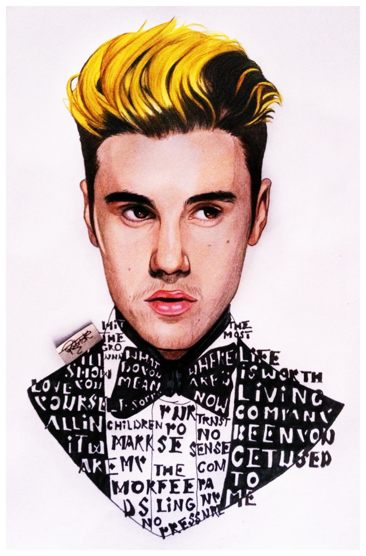 Drawing & Scribble — Justin Bieber - Where Are U Now My drawing of