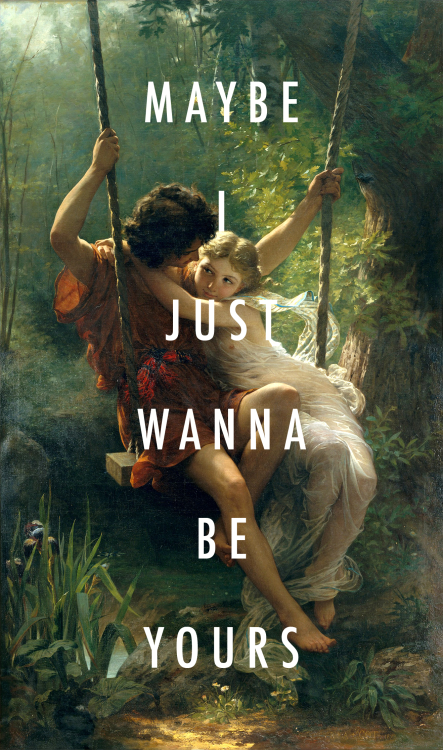 Arctic Monkeys - ‘I Wanna Be Yours’ (2013) | Pierre Auguste Cot - Springtime (1873) | x