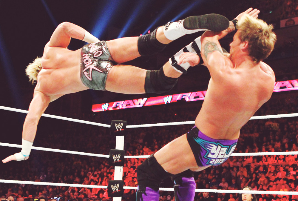 Perfect dropkick!