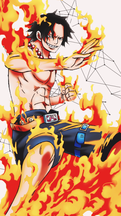 yahazugiri:  Portgas D. Ace Wallpapers (540x960)| Requested by: Anonymous