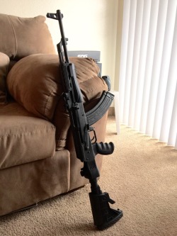 weaponslover:  My Romanian WASR 10/63