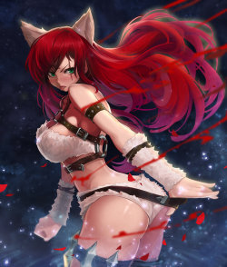 tyrzor:  「kitty cat katarina by goomrrat」 