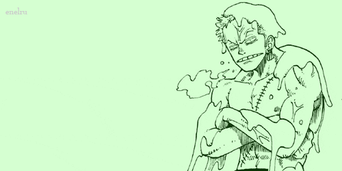 enelru:  One Piece 30 Day Challenge  Day 12: favorite running joke or gag  Zoro’s