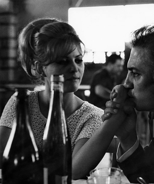 toeachhisowncinema:Claudia Cardinale & Federico Fellini 