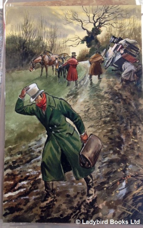 We’re currently cataloguing original artworks made for Ladybird books, and at first we were confused