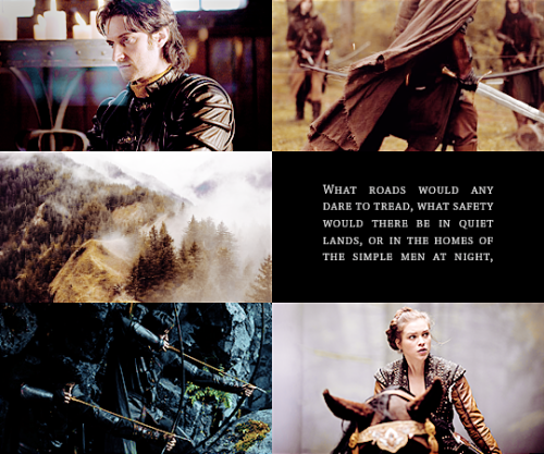 taurielsilvan:lotr + the rangers of the northPeace and freedom, do you say? The North would have kno