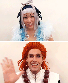 sarapyon:   Fairy Tail stage actors leaving a message after their performance ヾ(｡･ω･)ｼ