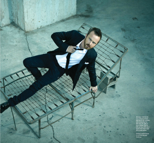 aaronfuckingpaul: Aaron Paul for ‘Manhattan’ magazine