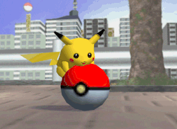 nintendometro:   Pikachu, from the intro to ‘Super Smash Bros’ on the N64.   