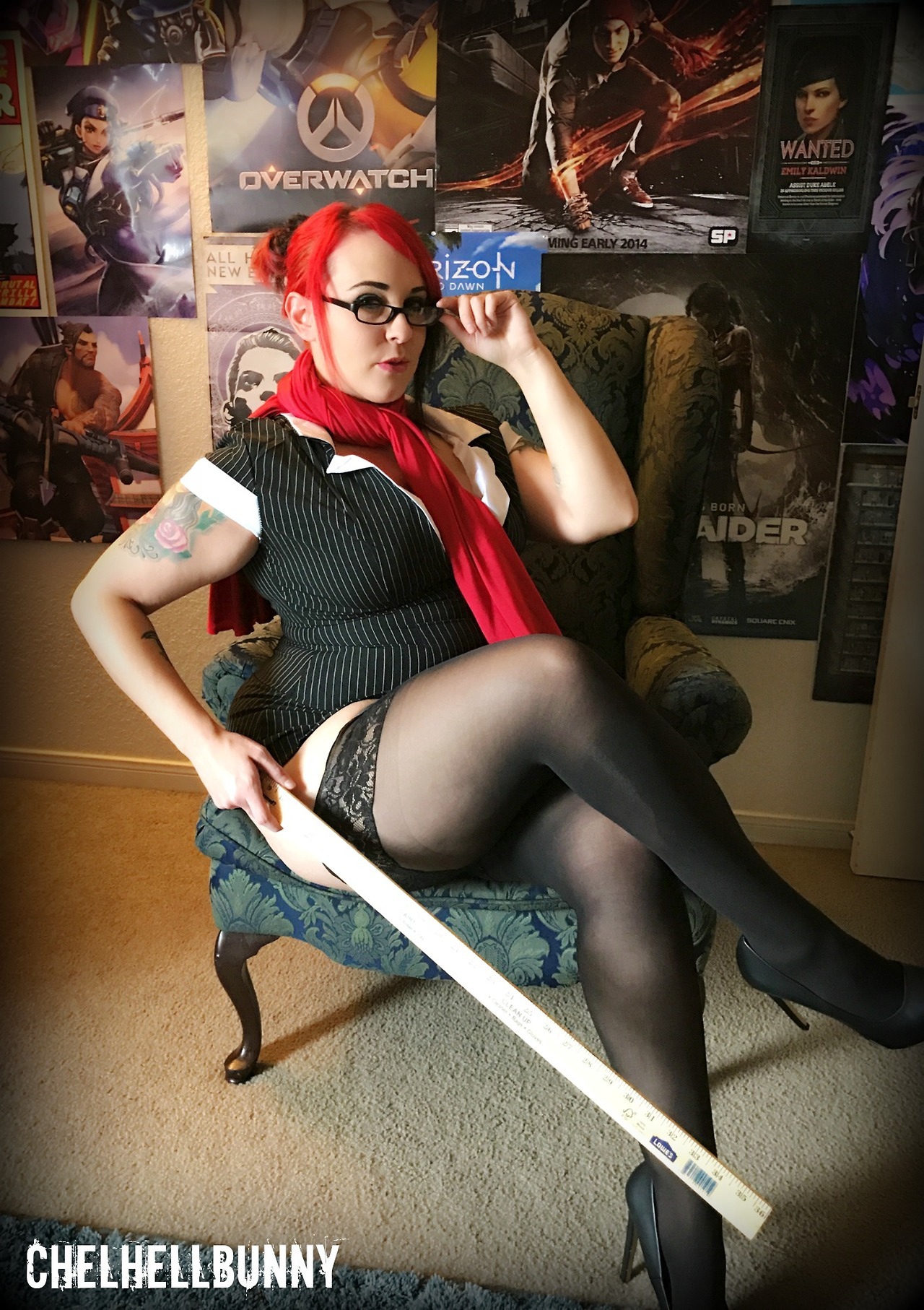 thechelhellbunny: Headmistress Fiora cosplay (purchased for me by a fan from my amazon