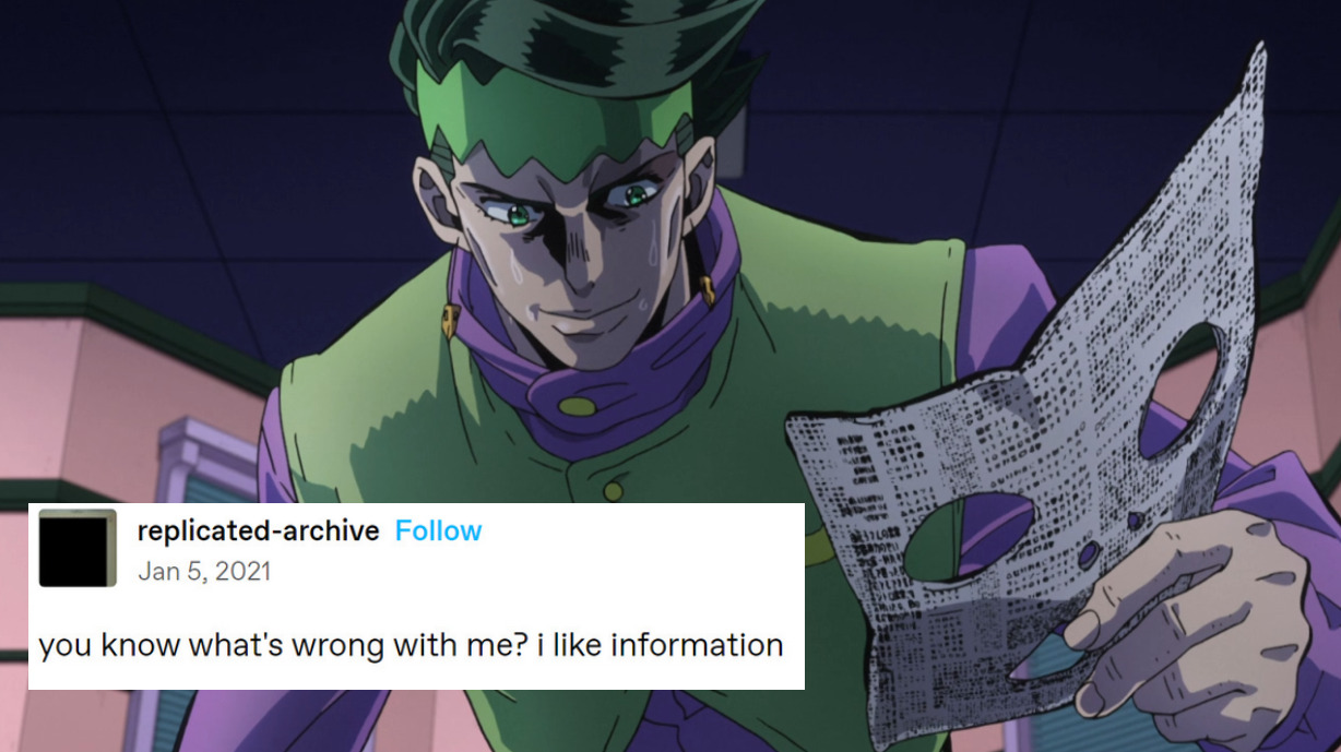 Jojo's Bizarre Adventure shatposts — Dio meme and the screenshot I