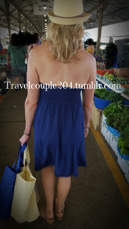 travelcouple204:  It is so blasted cold here today!  Mrs. Travel hates our winters so much.  I sent here these pics at work today reminding her of the fun we have when it is warm at all the farmers markets we go to.  Wonder if we have ever walked by any