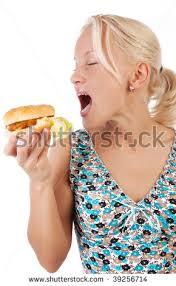 sexywomaneatsahamburger