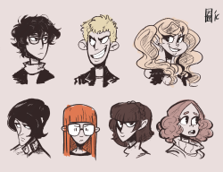 cheesyturtle: Messing around with heads– I might be A LITTLE more excited for P5 now. Even if we do have to wait longer. 