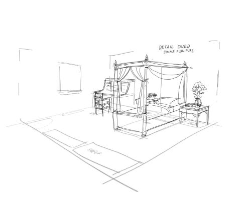 modmad: blindsprings:  sjdlkghsdgsdkgjdg /SHAKES ON THE FLOOR IM HAVING AN ART ATTACK   if I have a tough interior to deal with in storyboards this is how I deal with it and lemme tell u it works so good 