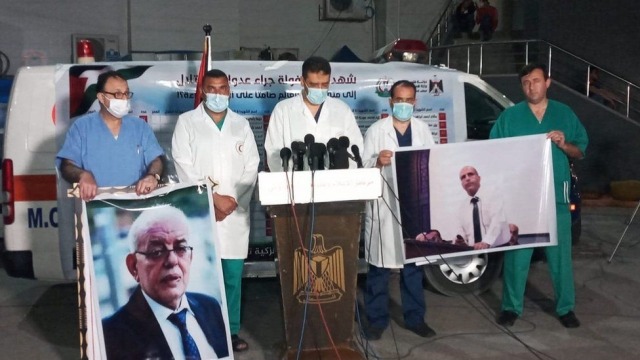 aegon:this is dr ayman abu al-ouf.dr abu al-ouf was head of internal medicine at palestine’s main hospital, al-shifa. he was just killed along with twelve members of his family, including his parents, his wife and two of his three children. there was