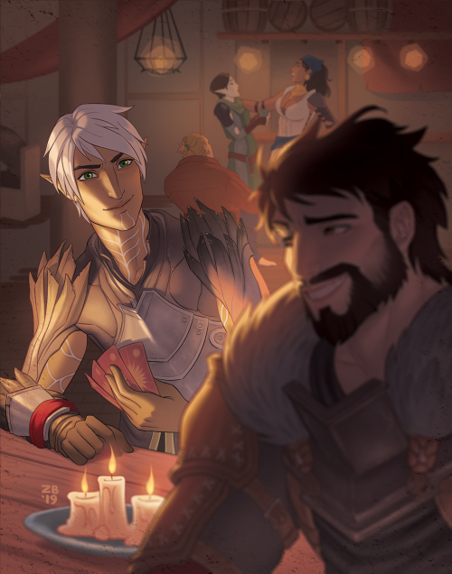 fenris illustration for a charity zine a while back :>