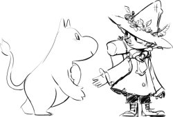 alizabug: some moominkin for my pal @mimblex​