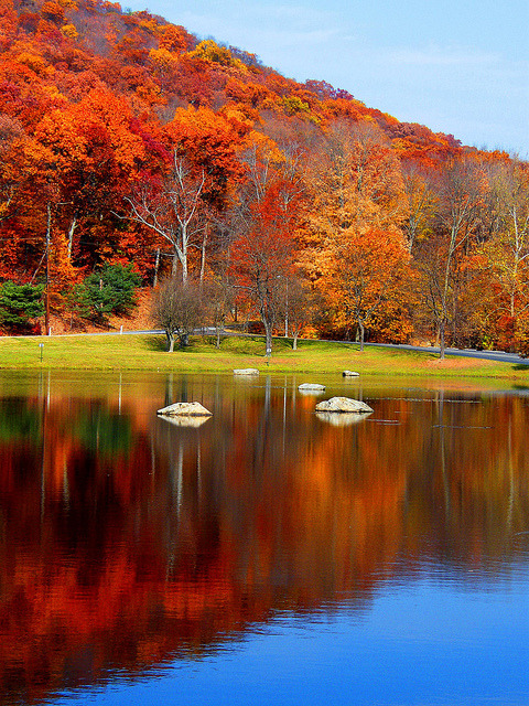 brutalgeneration:  The Rocks in Autumn by Stanley Zimny on Flickr. 