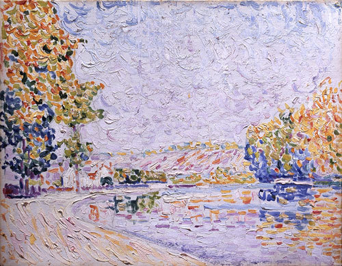 Samois, Study Nr. 8, 1899, Paul SignacMedium: oil,canvashttps://www.wikiart.org/en/paul-signac/samoi