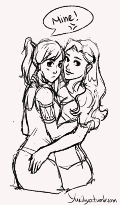 yukihyo:  Korrasami: Mine More doodles. These