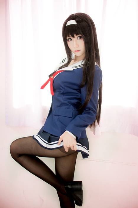 kuroijuryoku:  Want to take a peek?Utaha Kasumigaoka Cosplay by: Shiraga *Permission to post was given by the coser