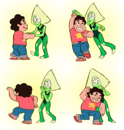 fernacular:  Heliodor!!!!!!I dunno I designed a fusion of Steven and Peridot I guess?They’re pretty darn energetic I tell you hwat. 