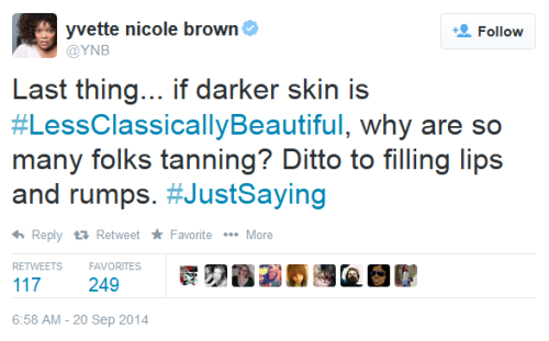 wocinsolidarity: securelyinsecure: Yvette Nicole Brown Responds to the NY Times’s portrayal of