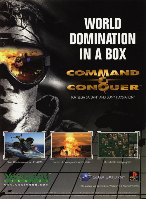 World Domination In A Box‘Command & Conquer’PlayStation / Saturn